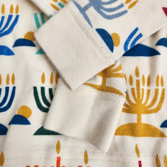 Hanna Andersson Rainbow Hanukkah Pajama Top US10 - Picture 2 of 5